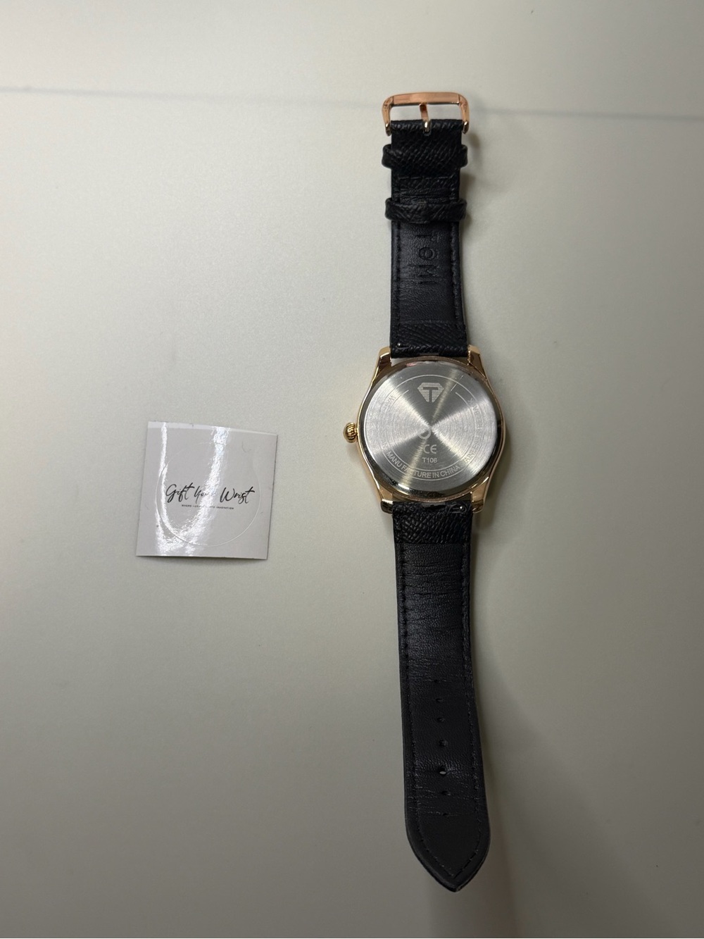 Tomi Face Gear T-106 Date Rose Gold 43mm Men’s Watch - Picture 10 of 13